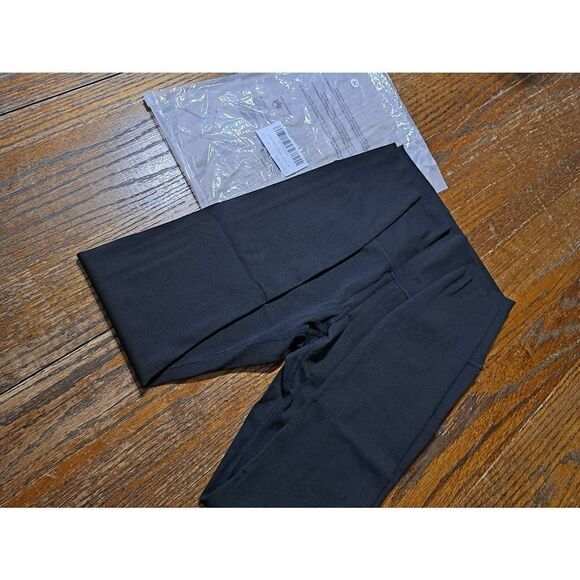 New Small Minpeop Black Yoga Athletic Workout Casual Loungewear Leggings Pockets - Picture 3 of 5
